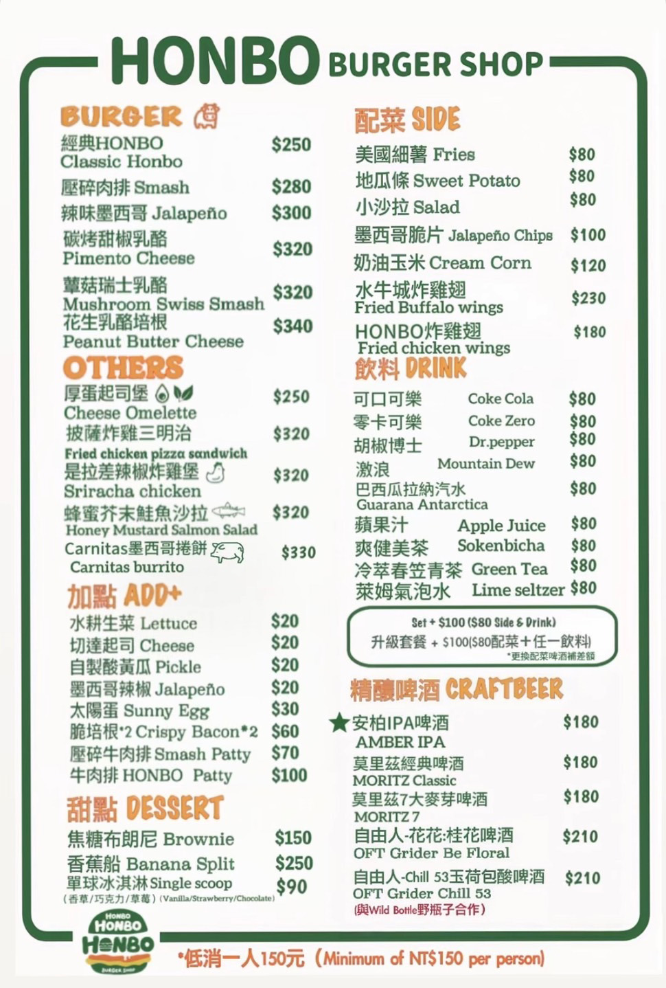 【高雄巨蛋美食】HONBO Burger shop.超棒美式漢堡.鼓山美食推薦(2025菜單) @朱寶妮美食隨筆 【高雄巨蛋美食】HONBO Burger shop.超棒美式漢堡.鼓山美食推薦(2025菜單) @朱寶妮美食隨筆