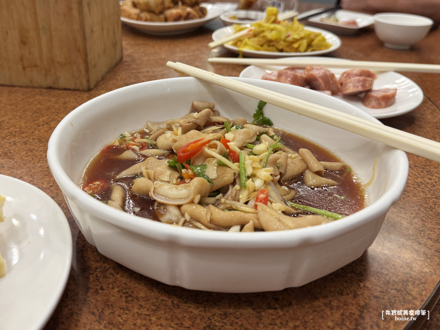 【台南美食】知味料理館．一天只接兩桌．台菜的料理 @朱寶妮美食隨筆