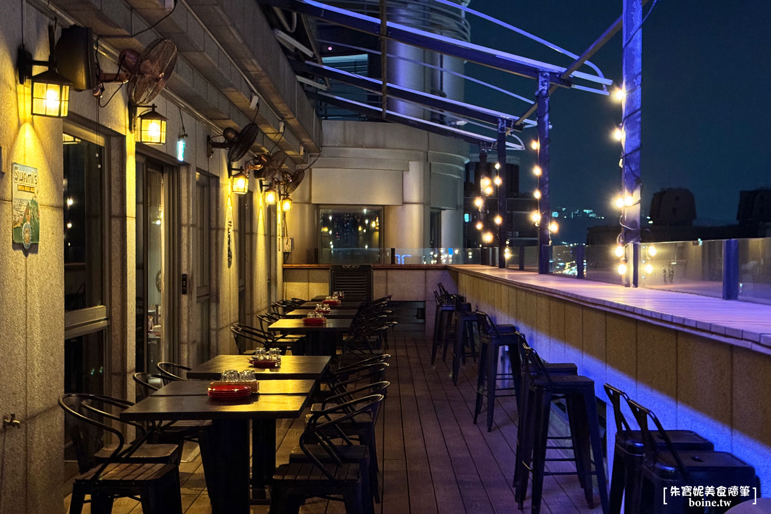板橋美食｜ABV閣樓餐酒館．露台夜景餐酒館推薦．白天遼闊夜晚浪漫 (菜單) @朱寶妮美食隨筆