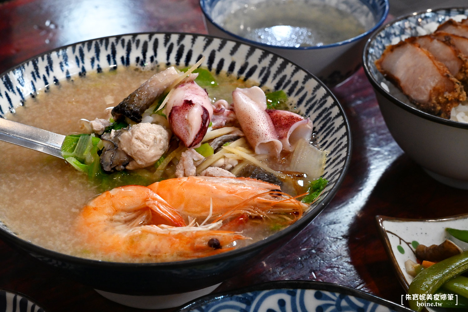 無一物海產粥｜六種海鮮超澎湃．東門站排隊人氣小吃店(菜單) @朱寶妮美食隨筆