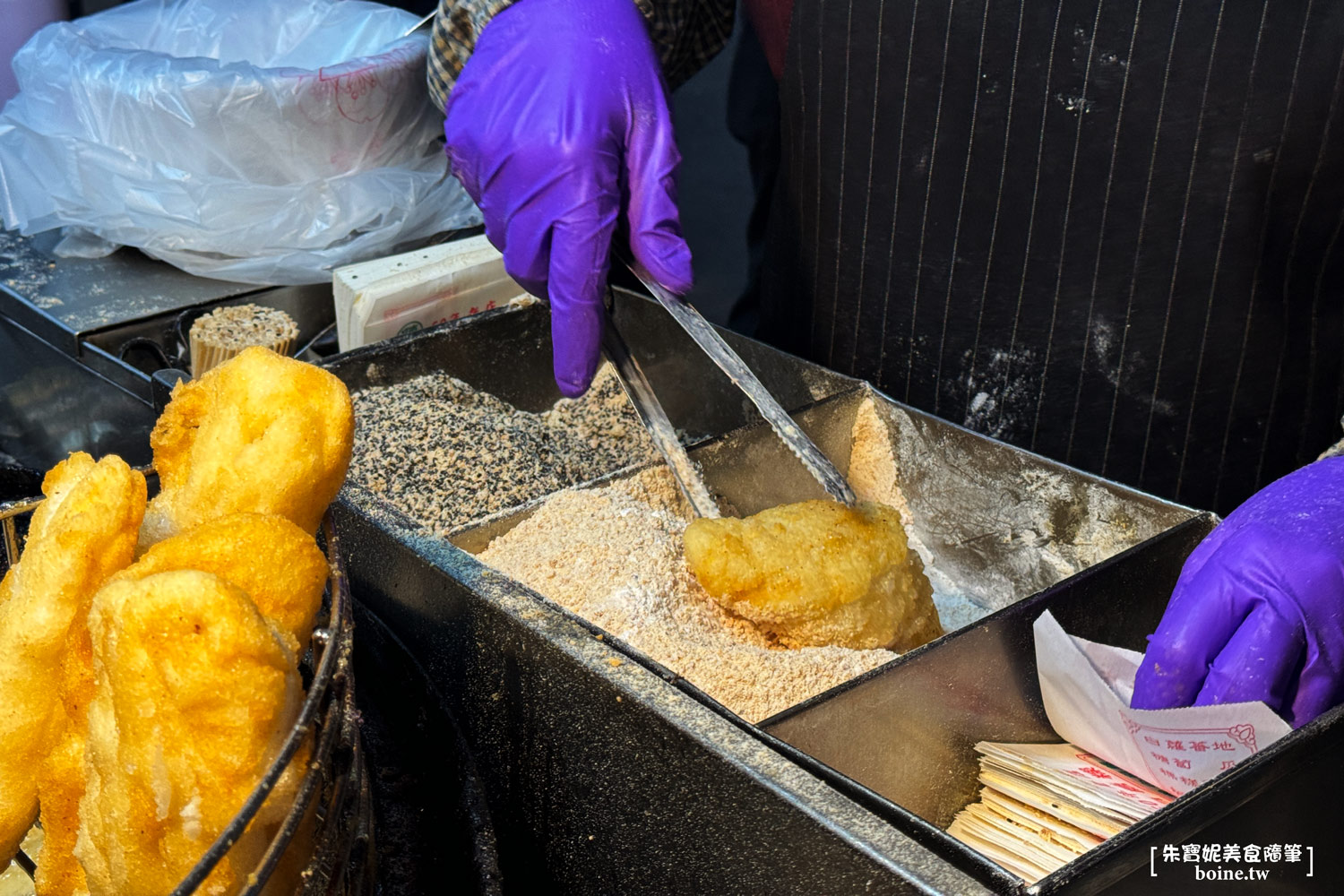 陳50年老店老牌白糖粿|高雄自強夜市排隊名店.紫米白糖粿超特別 @朱寶妮美食隨筆 陳50年老店老牌白糖粿|高雄自強夜市排隊名店.紫米白糖粿超特別 @朱寶妮美食隨筆