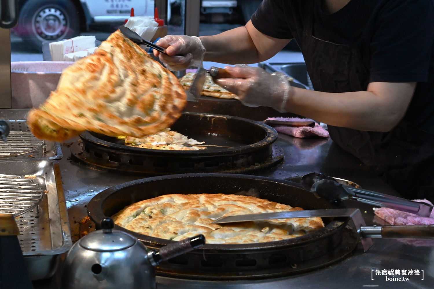 陳記蔥油餅｜超狂20元台式下午茶．三重在地人推薦的銅板美食 @朱寶妮美食隨筆