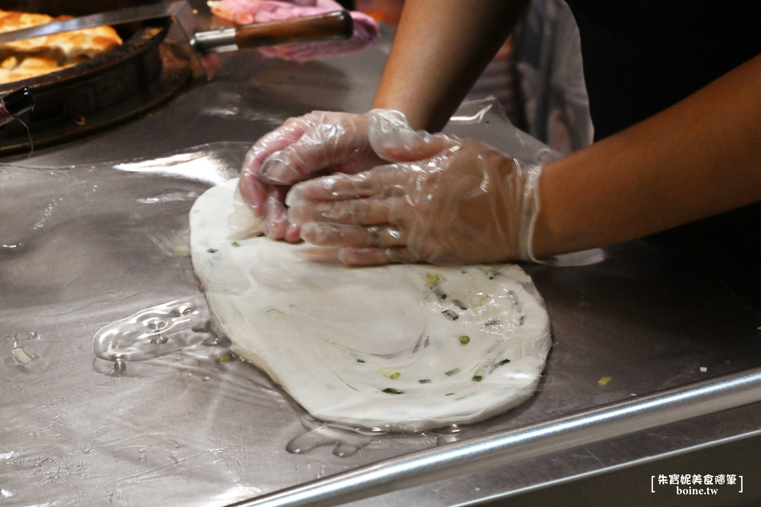 陳記蔥油餅｜超狂20元台式下午茶．三重在地人推薦的銅板美食 @朱寶妮美食隨筆