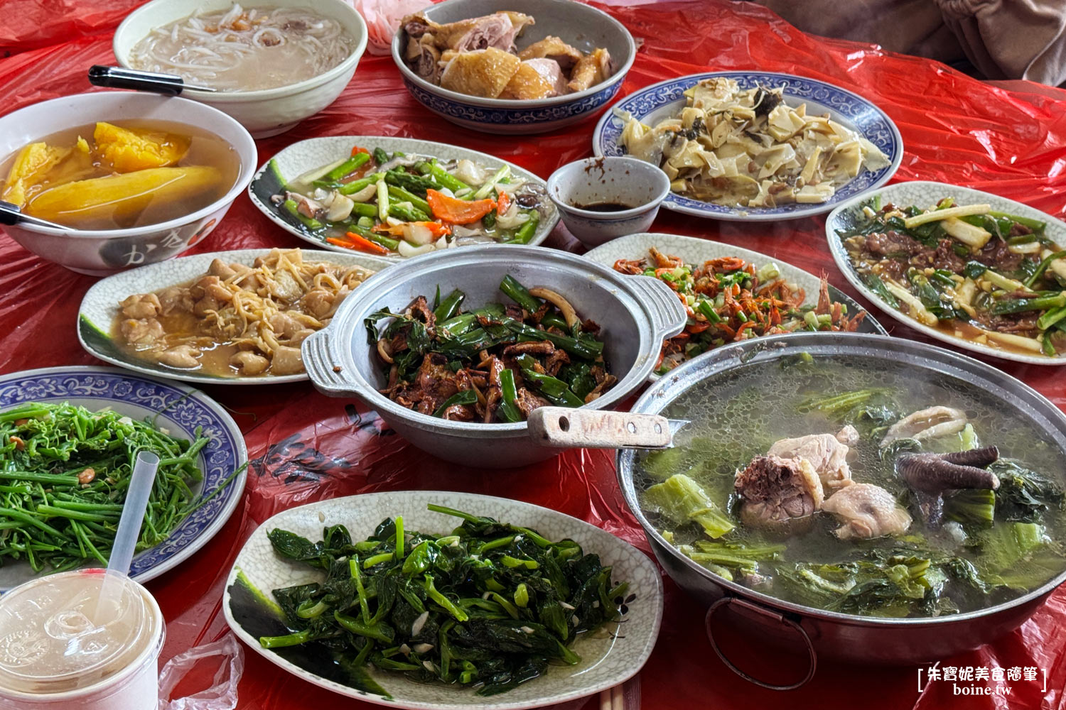 青菜園｜陽明山白斬雞傳奇．40年熱炒山產店推薦 @朱寶妮美食隨筆