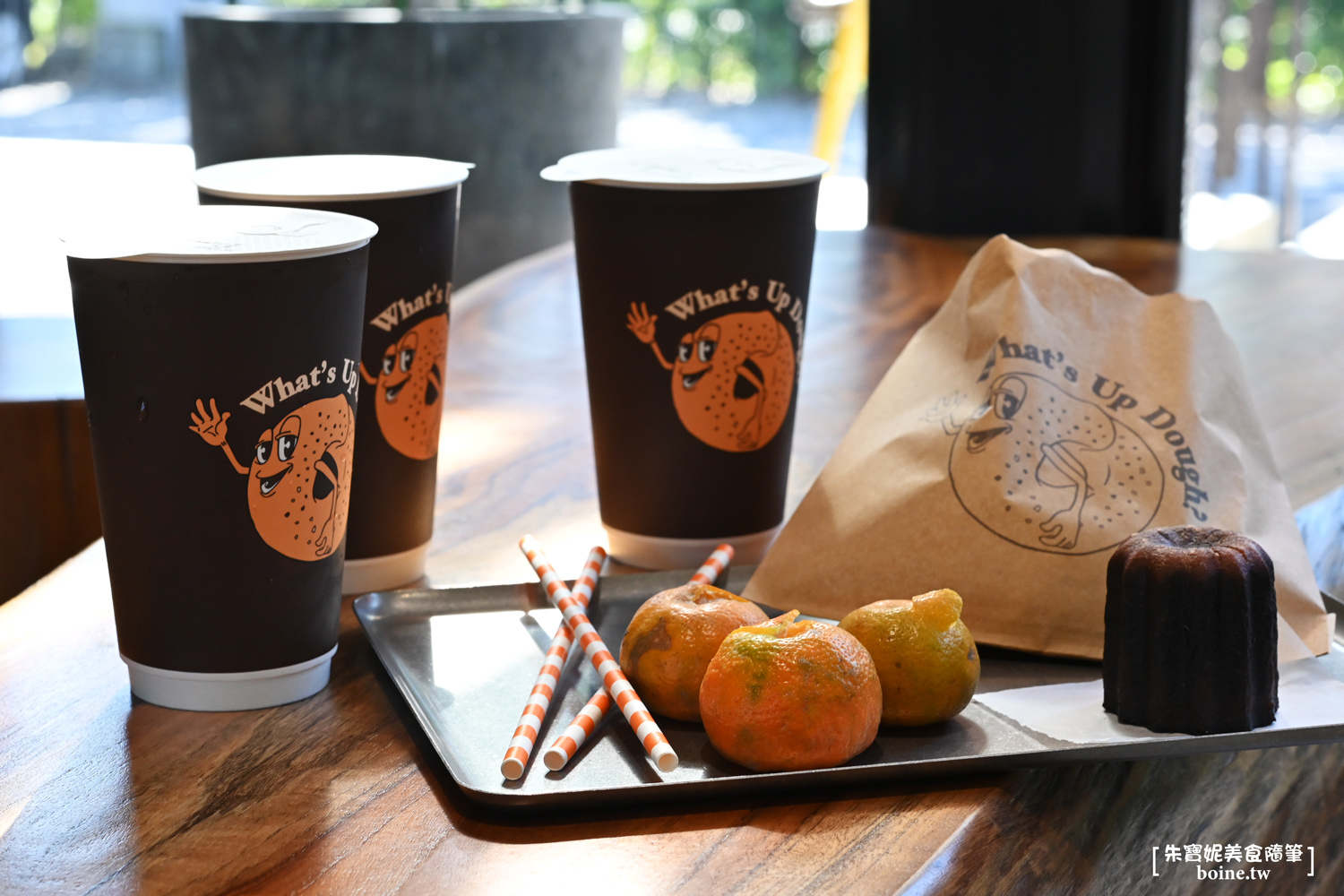 宜蘭美食｜What’s Up Dough?花莎豆米貝果．落羽松秘境與果園午茶 @朱寶妮美食隨筆
