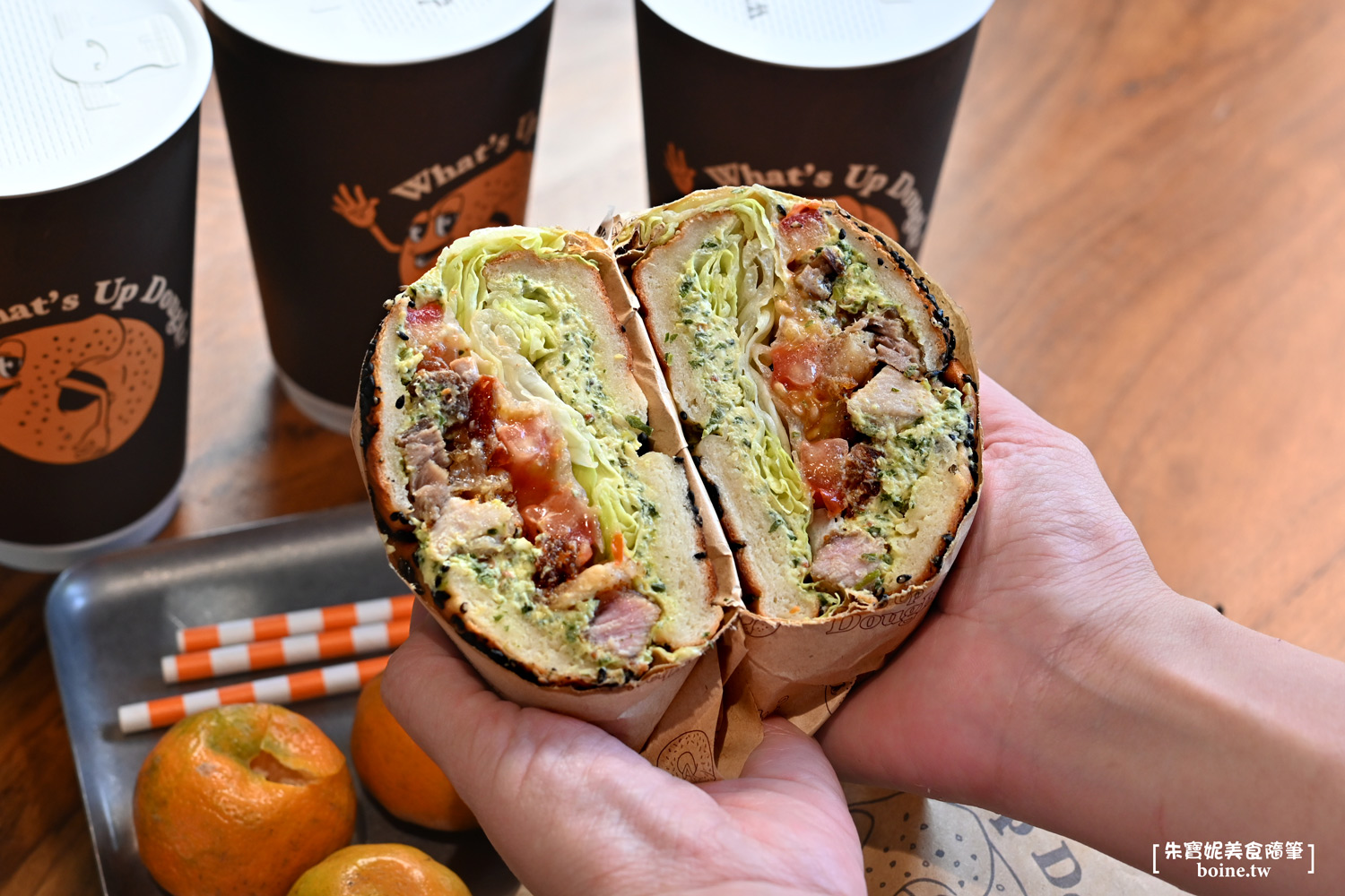 宜蘭美食｜What’s Up Dough?花莎豆米貝果．落羽松秘境與果園午茶 @朱寶妮美食隨筆