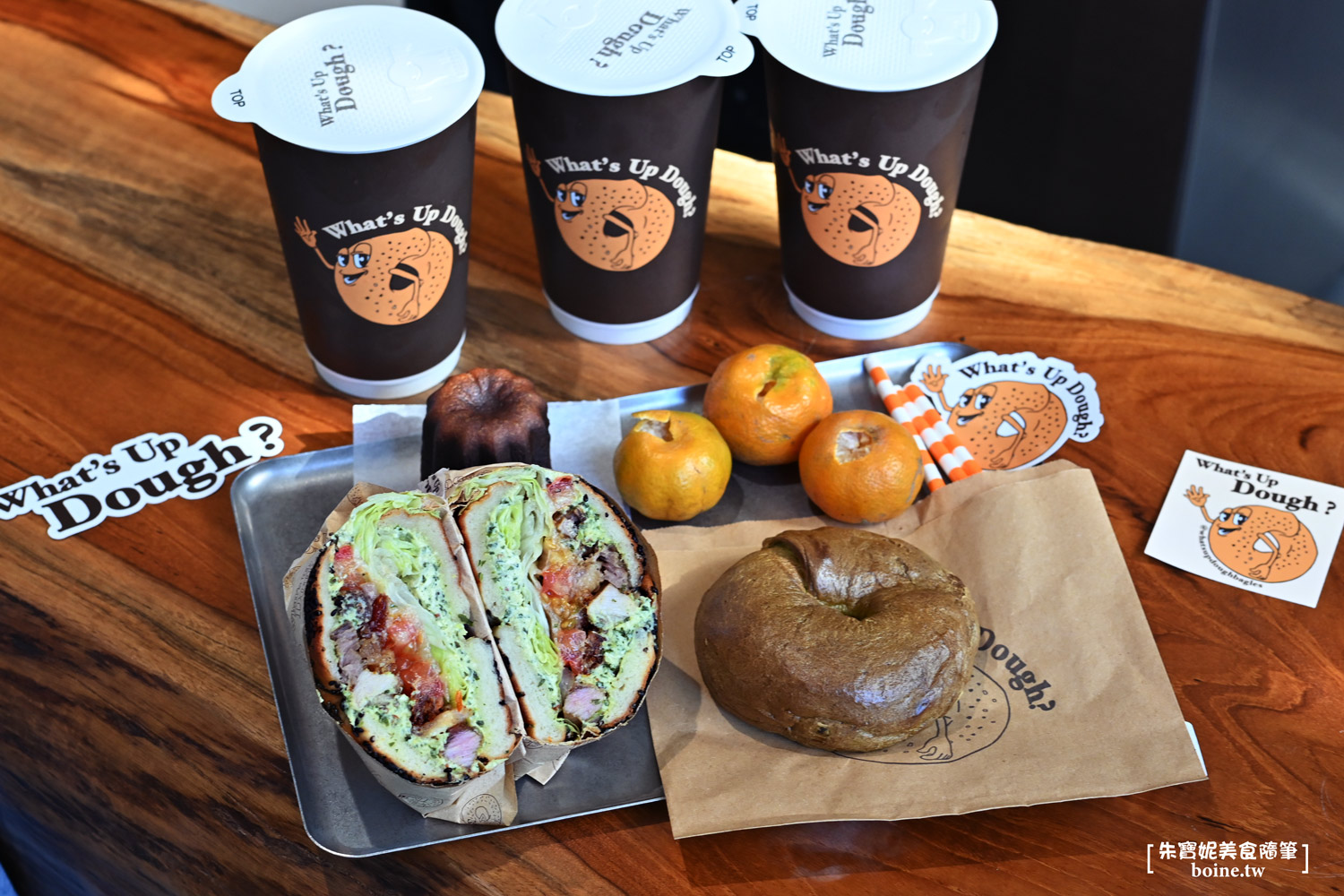 宜蘭美食｜What’s Up Dough?花莎豆米貝果．落羽松秘境與果園午茶 @朱寶妮美食隨筆