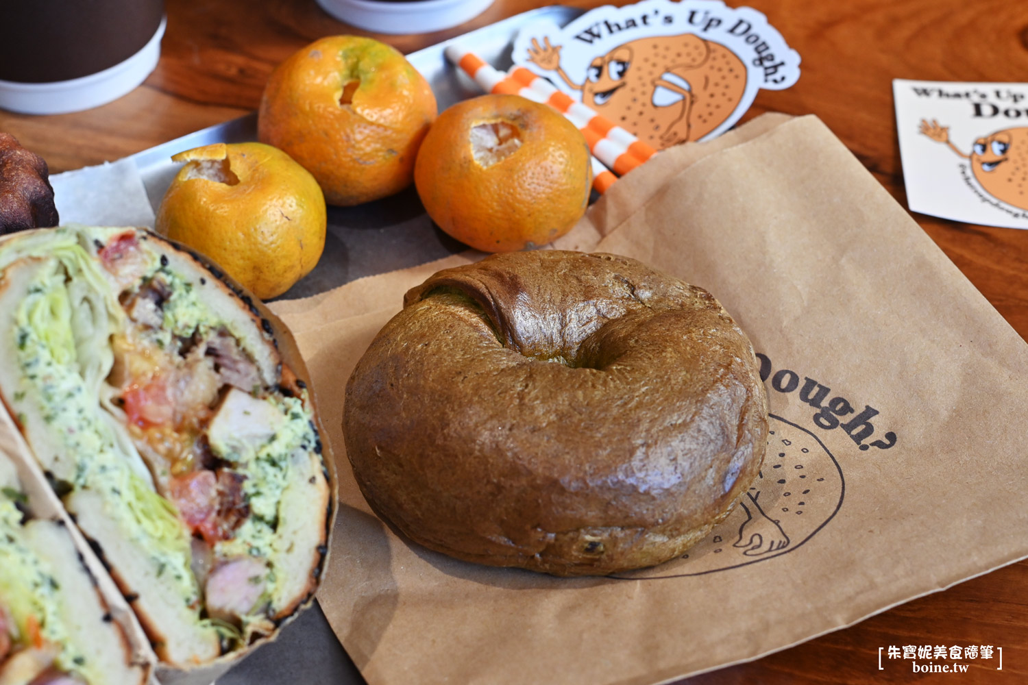 宜蘭美食｜What’s Up Dough?花莎豆米貝果．落羽松秘境與果園午茶 @朱寶妮美食隨筆