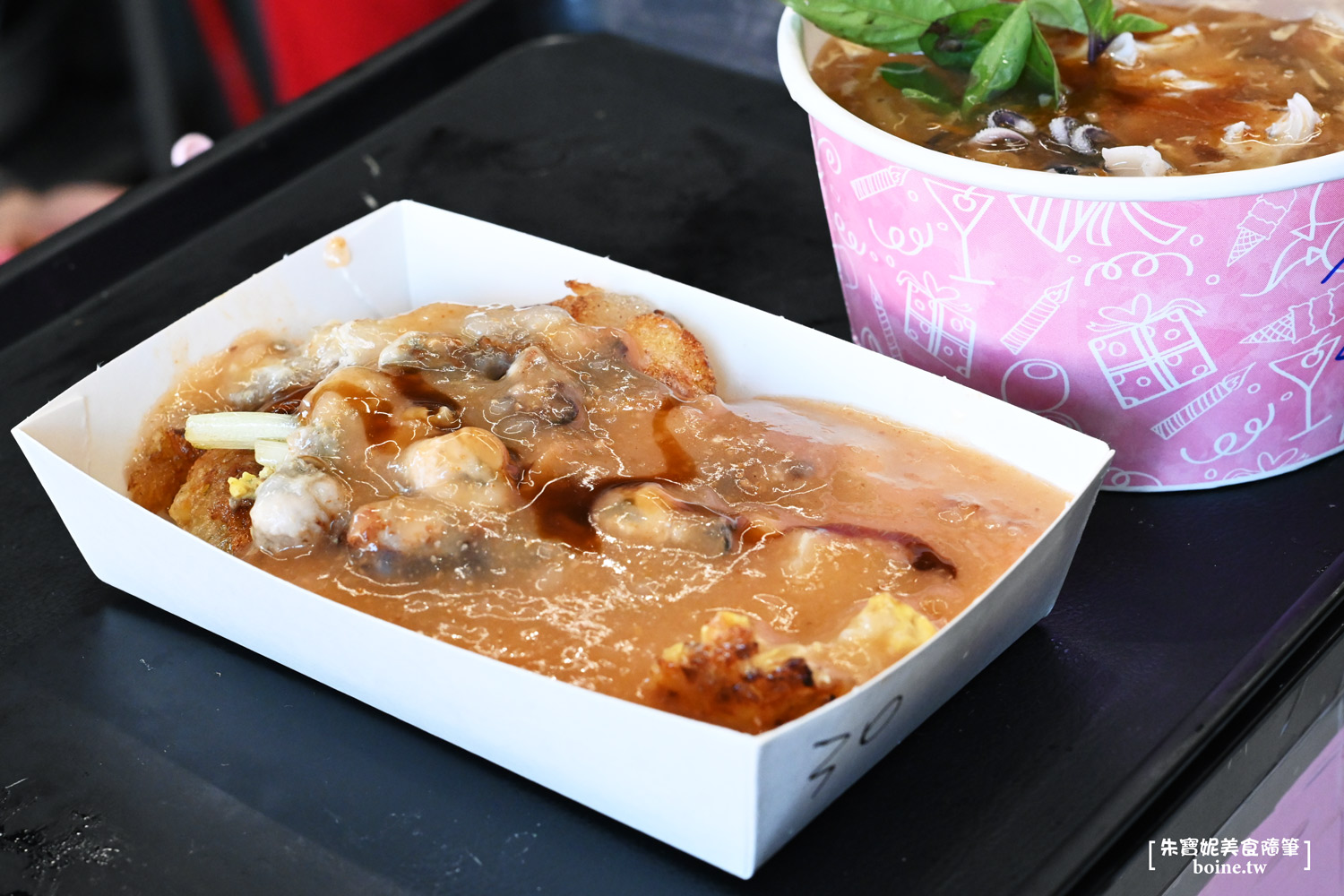 大甲媽蚵仔麵線｜30年廟口老店．鎮瀾宮參拜小吃推薦 @朱寶妮美食隨筆