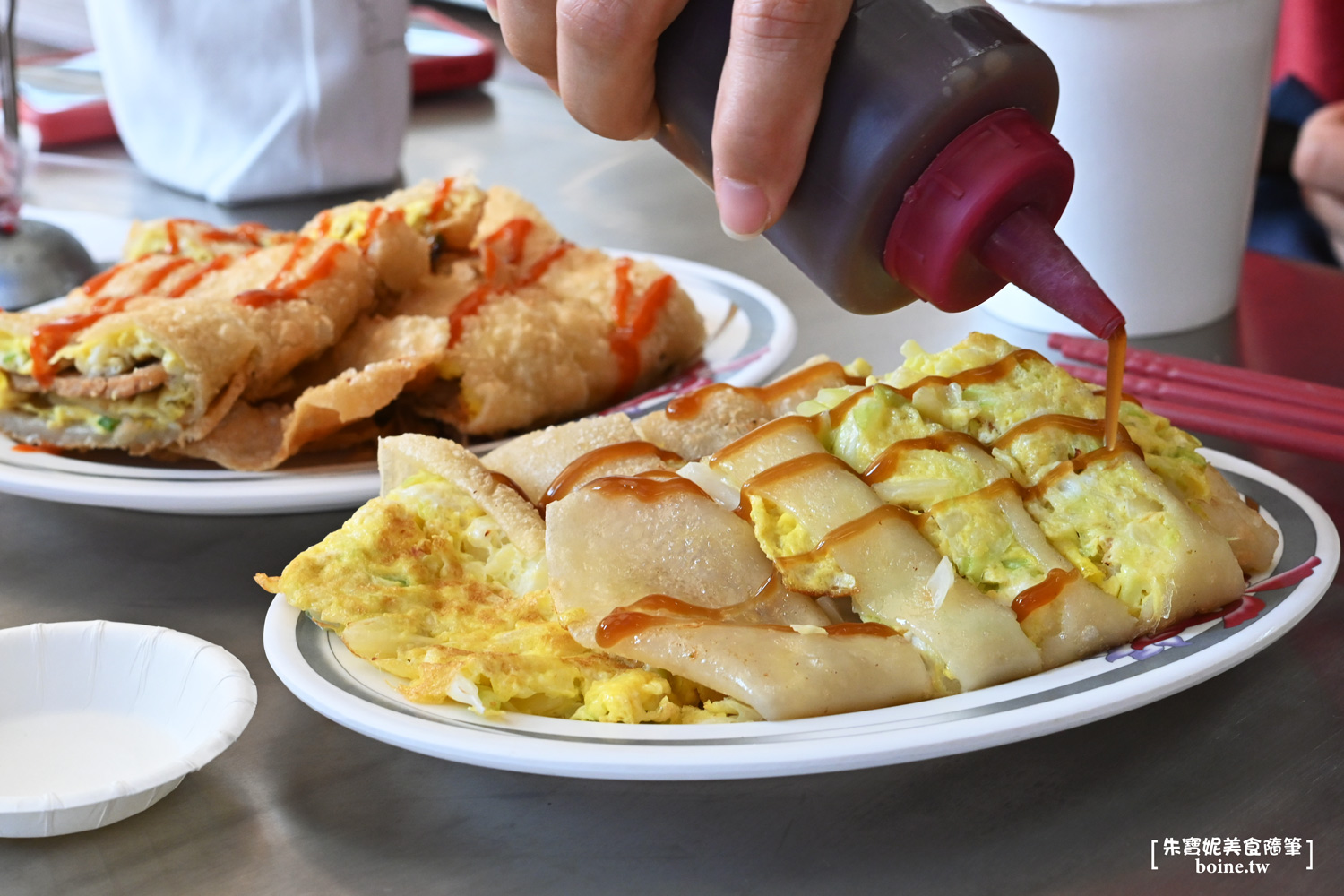 藍鯨早餐店｜沒招牌的50年老字號美食．高雄蛋餅推薦 @朱寶妮美食隨筆