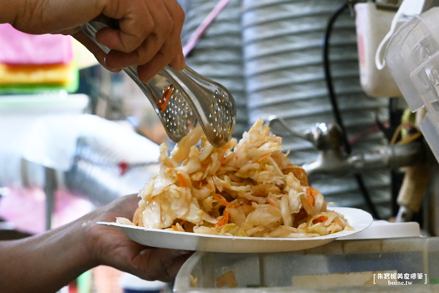 三重美食｜林記大腸麵線臭豆腐．記得先抽號碼牌．在地人最愛小吃 @朱寶妮美食隨筆