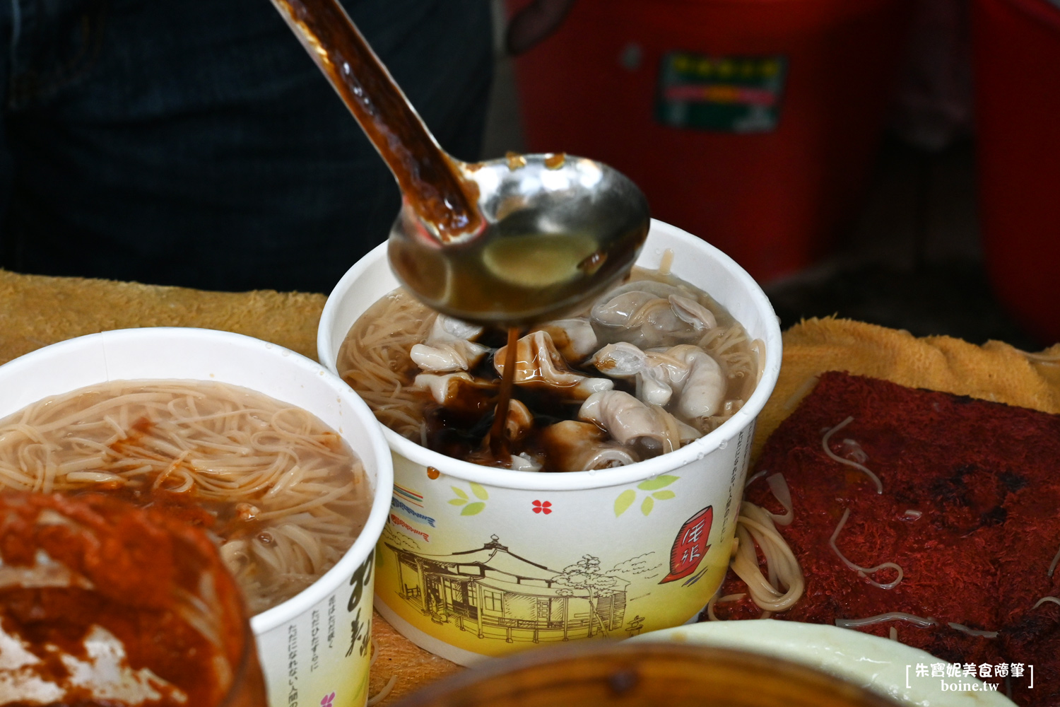 三重美食｜文化北路50年阿婆無名麵線．加量白滷大腸頭超過癮 @朱寶妮美食隨筆