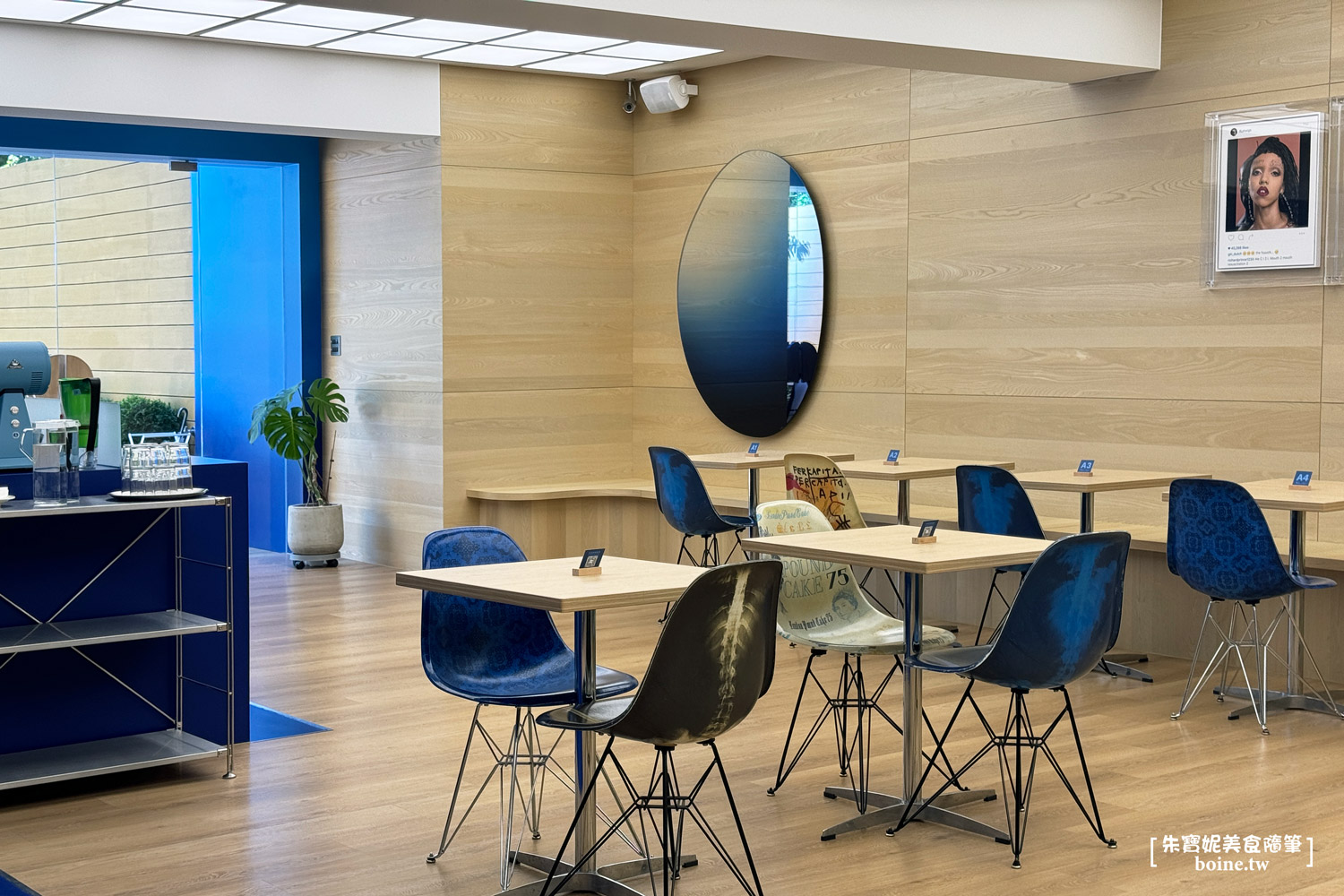CAFEAO｜陳冠希首間台北咖啡廳．民生社區裡的質感藍色空間 @朱寶妮美食隨筆