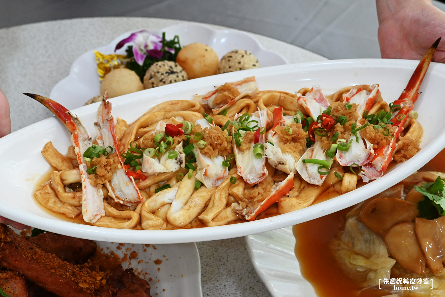 新北美食｜宸軒園粵菜海鮮中興店．超豐盛海陸桌菜．大台北聚餐推薦 @朱寶妮美食隨筆