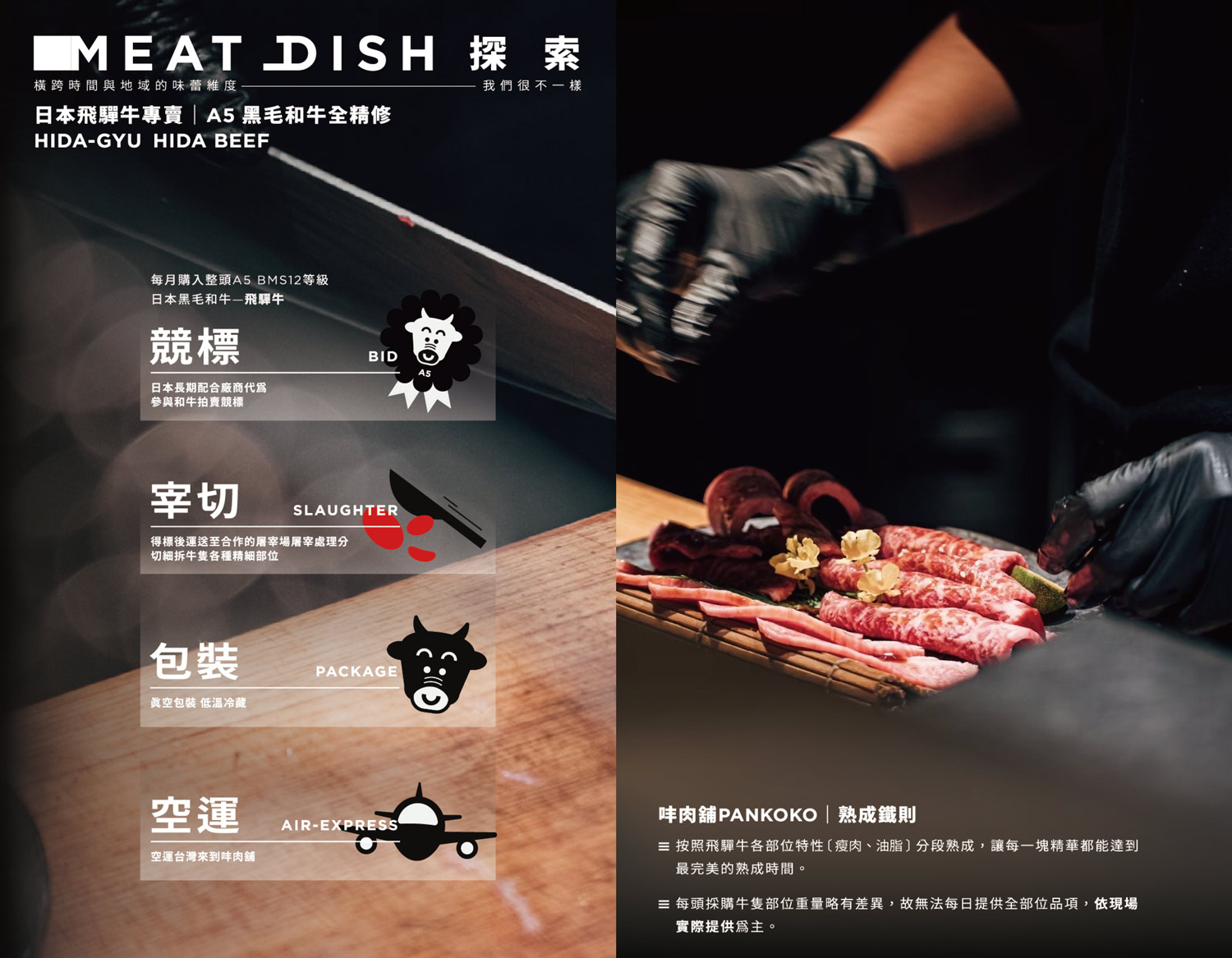 台南美食｜㕩肉舖PANKOKO．米其林推薦！百年老宅大啖飛驒和牛 @朱寶妮美食隨筆