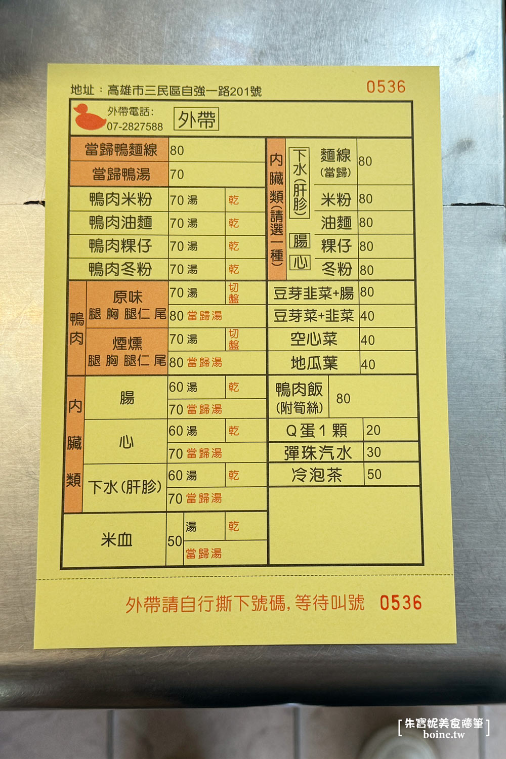 侯記鴨肉飯｜網友盛讚高雄最強鴨肉飯．米其林必比登也推薦 @朱寶妮美食隨筆