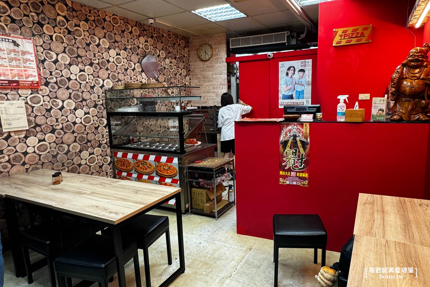 士林美食｜愛披薩ipizza．九宮格專治選擇障礙．餅皮好脆劍潭站走路就到 @朱寶妮美食隨筆