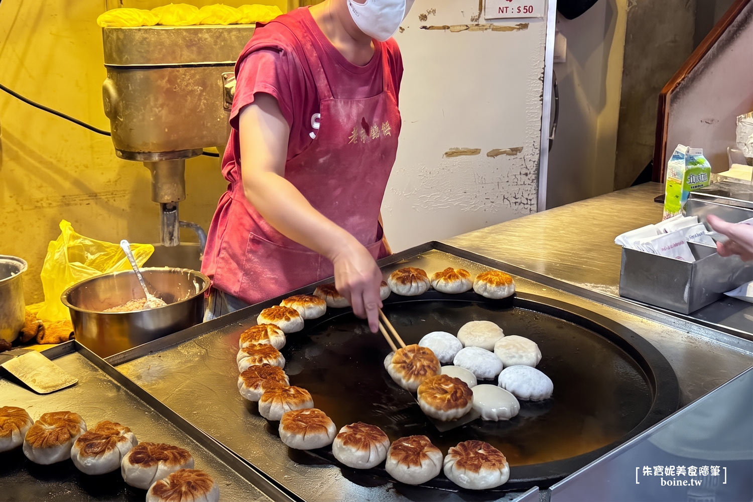 中壢美食|老家餡餅.現包現煎咬開會爆汁.在地人最愛午茶 @朱寶妮美食隨筆 中壢美食|老家餡餅.現包現煎咬開會爆汁.在地人最愛午茶 @朱寶妮美食隨筆