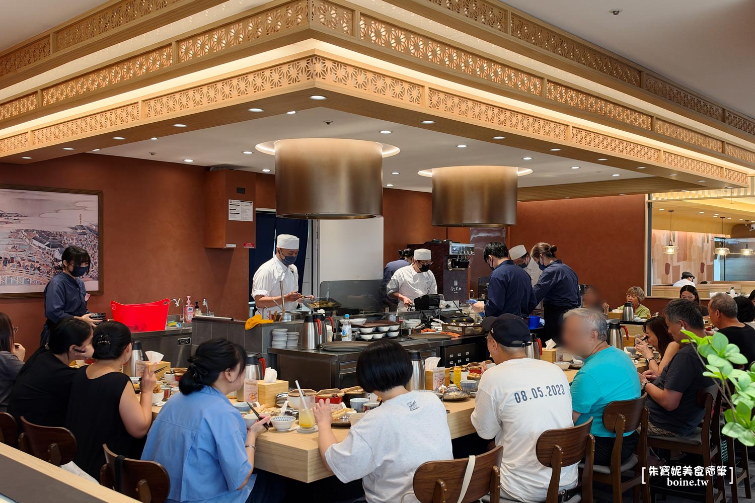 台北大巨蛋美食推薦｜金子半之助天婦羅專賣．日本海外首店．職人現炸美味 @朱寶妮美食隨筆