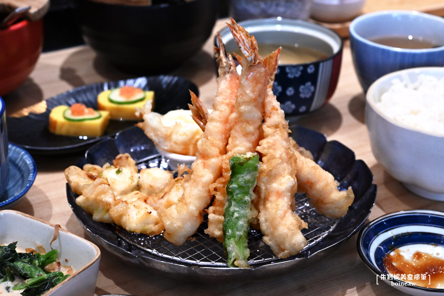 台北大巨蛋美食推薦｜金子半之助天婦羅專賣．日本海外首店．職人現炸美味 @朱寶妮美食隨筆