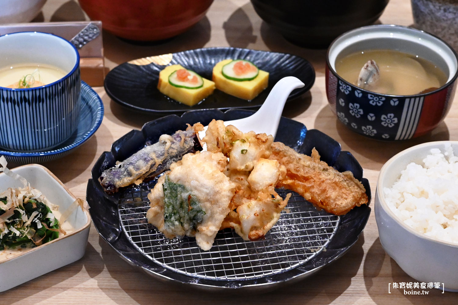 台北大巨蛋美食推薦｜金子半之助天婦羅專賣．日本海外首店．職人現炸美味 @朱寶妮美食隨筆